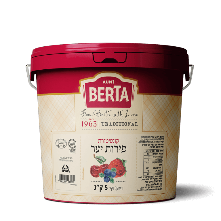 קונפיטורת פירות יער בדלי 5 ק"ג