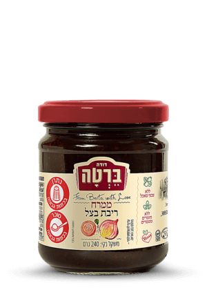 ממרח ריבת בצל בצנצנת 240 ג'