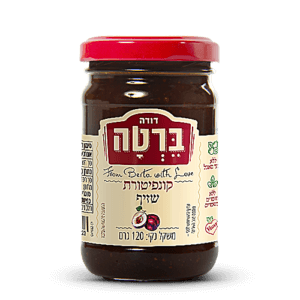 קונפיטורת שזיף בצנצנת 120 ג'